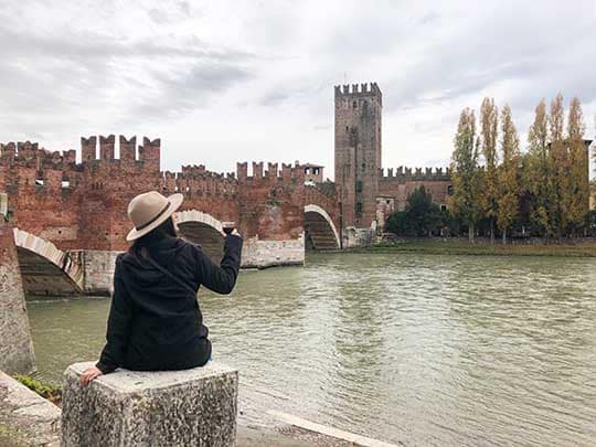 Castillo y puente de Verona